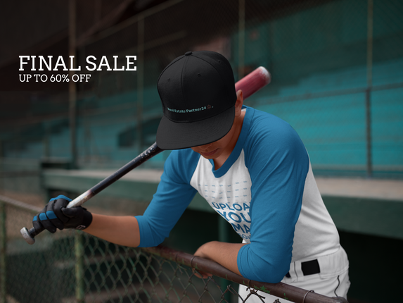 Albania Pastel baseball hat Real Estate Partner24 with 3 Logos.