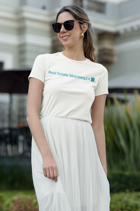 Women's T-shirt with Real Estate Matching24 Logo