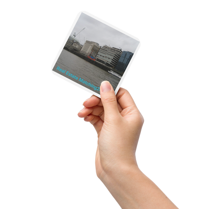 Beautiful Place Cork-back coaster with Real Estate Matching24 Logo