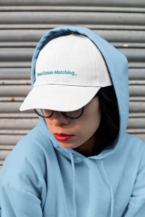 Austria Pastel baseball hat Real Estate Matching with 3 Logos