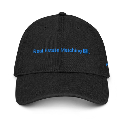 North Macedonia Denim Hat Real Estate Matching with 3 Logos.
