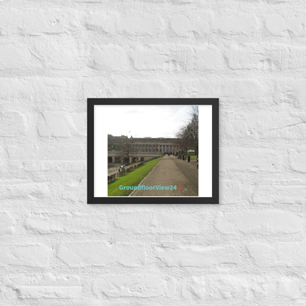 Majestic Palace Framed poster with groundfloorview24 with House Logo