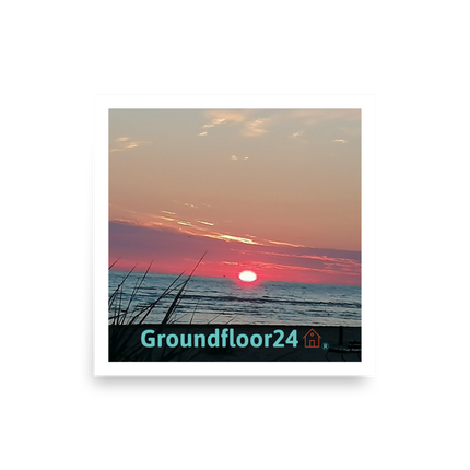 Beutiful Poster with Groundfloor24 Logo