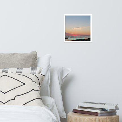 Sunset Sinari Poster with Groundfloor24 Logo