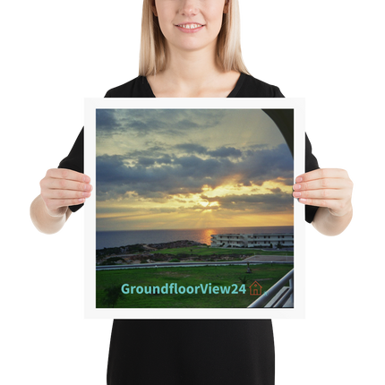 Natural View Poster with groundfloorview24 with House Logo
