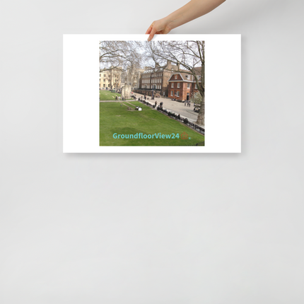 Beutiful Park Poster with groundfloorview24 with House Logo