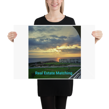 Natural View Poster with realestatematching without key Logo