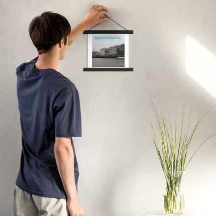 Beautiful Place Poster with hangers with Real Estate Matching Logo