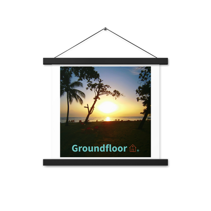 Beautiful Sea View Poster with hangers with Groundfloor with House Logo