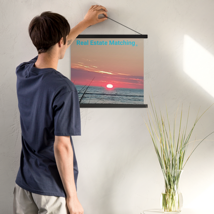 Beutiful Poster with hangers with Real Estate Matching Logo
