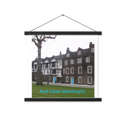 Beautiful Palace Poster with hangers with realestatematching24 without key Logo
