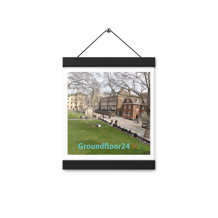 Beautiful Park Poster with hangers with Groundfloor24 with House Logo
