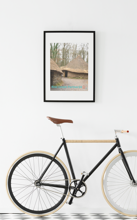 Village Charm Framed poster with realestatepartner24 with house Logo