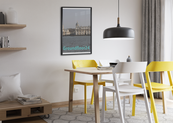 Riverside Beauty Poster with Groundfloor24 without House Logo