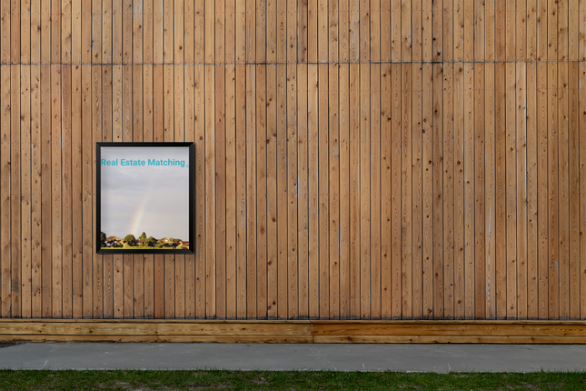 The Rainbow Sinari Poster with Real Estate Matching Logo