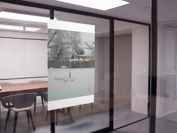 Winter Wonderland Poster with groundfloorview24 with House Logo