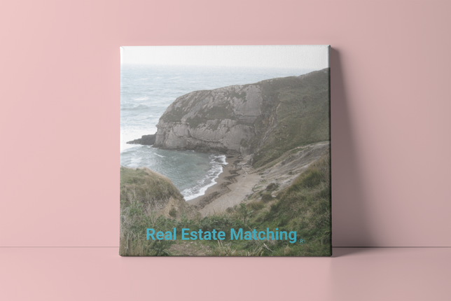 Sea & Hills Photo paper poster with realestatematching without key Logo