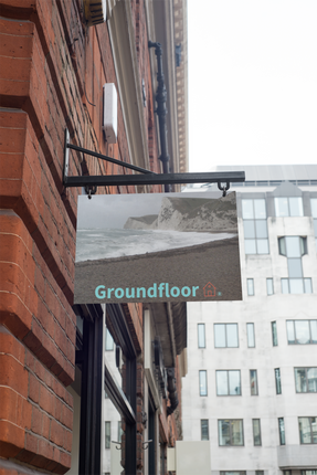 Waves and Sand Photo paper poster with Groundfloor with House Logo