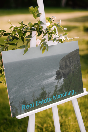 Seaside Serenity Thin canvas with realestatematching without key Logo
