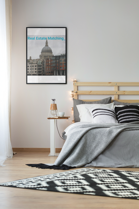 St. Paul's Cathedral Poster with Real Estate Matching Logo