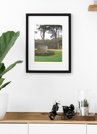 Nature's Wonders Framed photo paper poster with realestatematching24 with key Logo