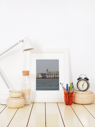 Riverside Beauty Framed poster with realestatematching24 with key Logo