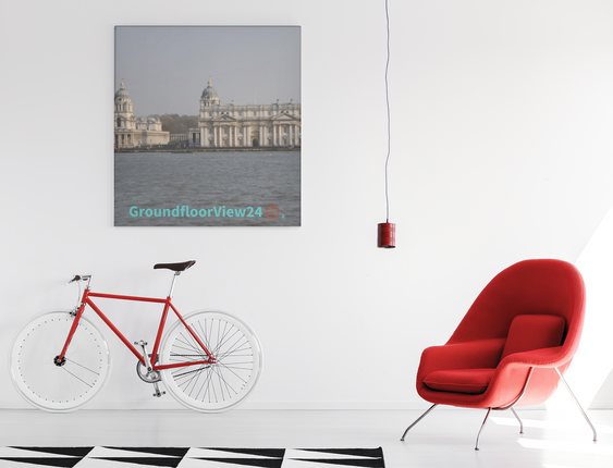 Riverside Beauty Photo paper poster with groundfloorview24 with House Logo
