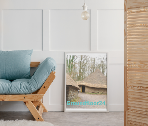 Village Charm Poster with hangers with Groundfloor24 without House Logo
