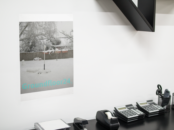 Winter Wonderland Poster with hangers with Groundfloor24 without House Logo