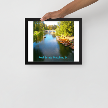Beautiful Nature Framed photo paper poster with realestatematching24 without key Logo
