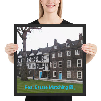 Beautiful Palace Framed photo paper poster with realestatematching with key Logo