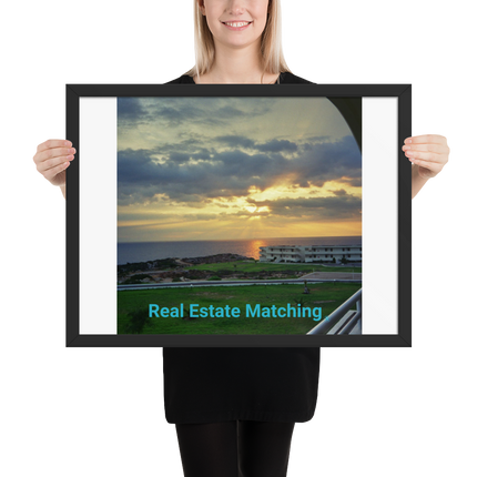 Natural View Framed photo paper poster with realestatematching without key Logo