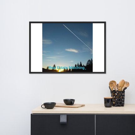 Attractive Sinari Framed photo paper poster with realestatematching without key Logo