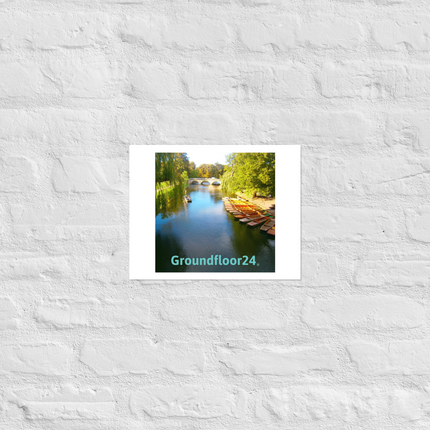 Beautiful Nature Photo paper poster with Groundfloor24 without House Logo