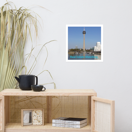Lovely Sinari Photo paper poster with Real Estate Matching Logo