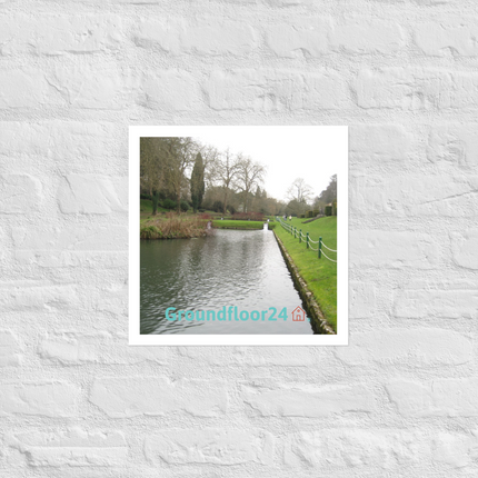 Lakeside Beauty Photo paper poster with Groundfloor24 with House Logo