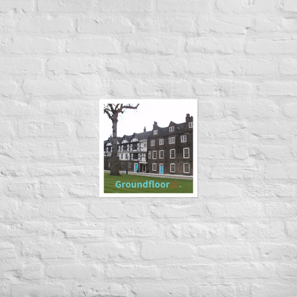 Beautiful Palace Photo paper poster with Groundfloor with House Logo