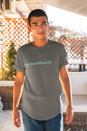 Denim T-Shirt with Groundfloor24 Logo