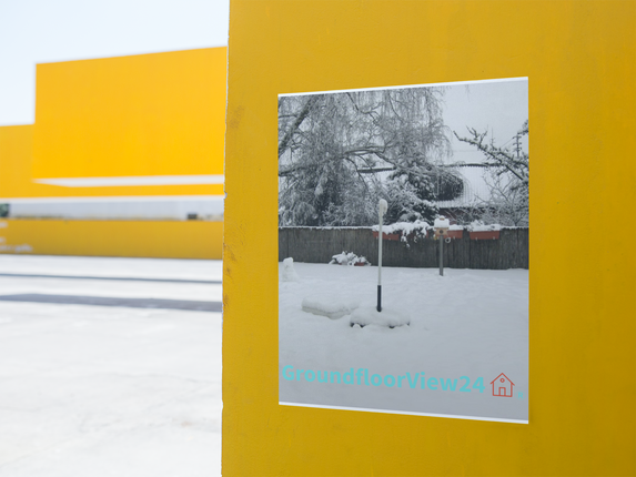 Winter Wonderland Framed poster with groundfloorview24 with House Logo