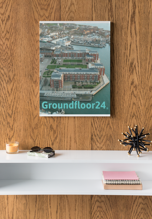 Nice City Poster with hangers with Groundfloor24 without House Logo