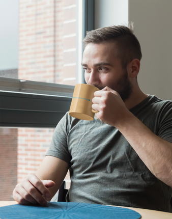 Enamel Mug with Real Estate Matching24 Logo