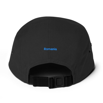 Romania Five Panel Cap Real Estate Matching with 3 Logos