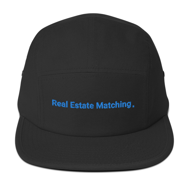 Cyprus Five Panel Cap Real Estate Matching with 3 Logos