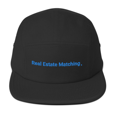 Lithuania Five Panel Cap Real Estate Matching with 3 Logos