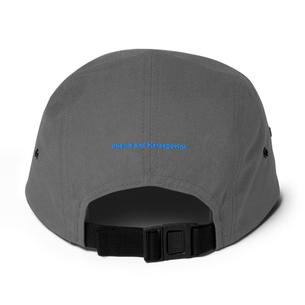 Bosnia and Herzegovina Five Panel Cap Real Estate Matching with 3 Logos