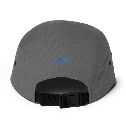 Slovenia Five Panel Cap Groundfloor24 with 3 Logos.