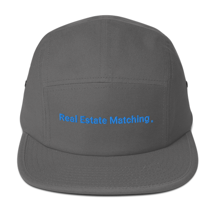 Malta Five Panel Cap Real Estate Matching with 3 Logos