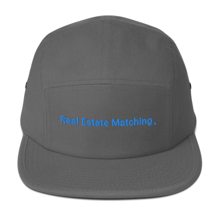 Serbia Five Panel Cap Real Estate Matching with 3 Logos