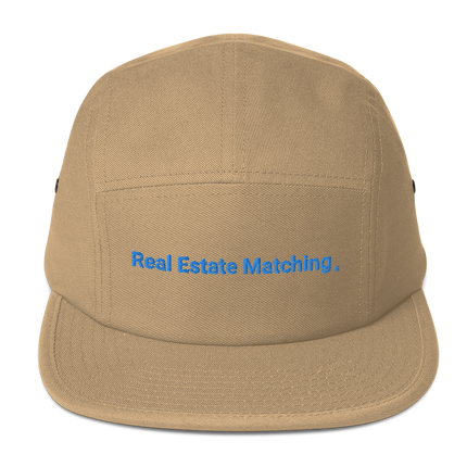 Slovakia Five Panel Cap Real Estate Matching with 3 Logos
