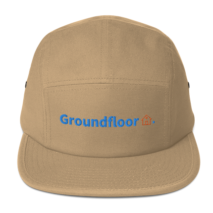 Iceland Five Panel Cap Groundfloor with 3 Logos.